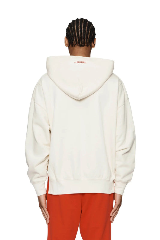 Purple Brand Glyph Hoodie - Off White - P472-MFAW224 - BLVD