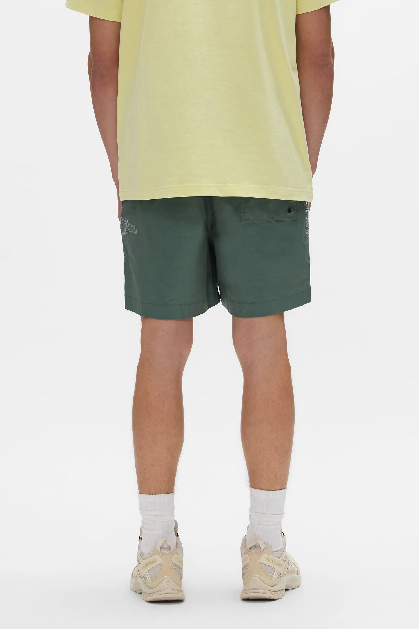 Purple Brand - Sequin Camouflage All Around Short - Green -  P504-PLSS226