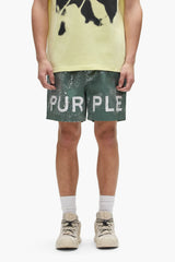 Purple Brand - Sequin Camouflage All Around Short - Green -  P504-PLSS226