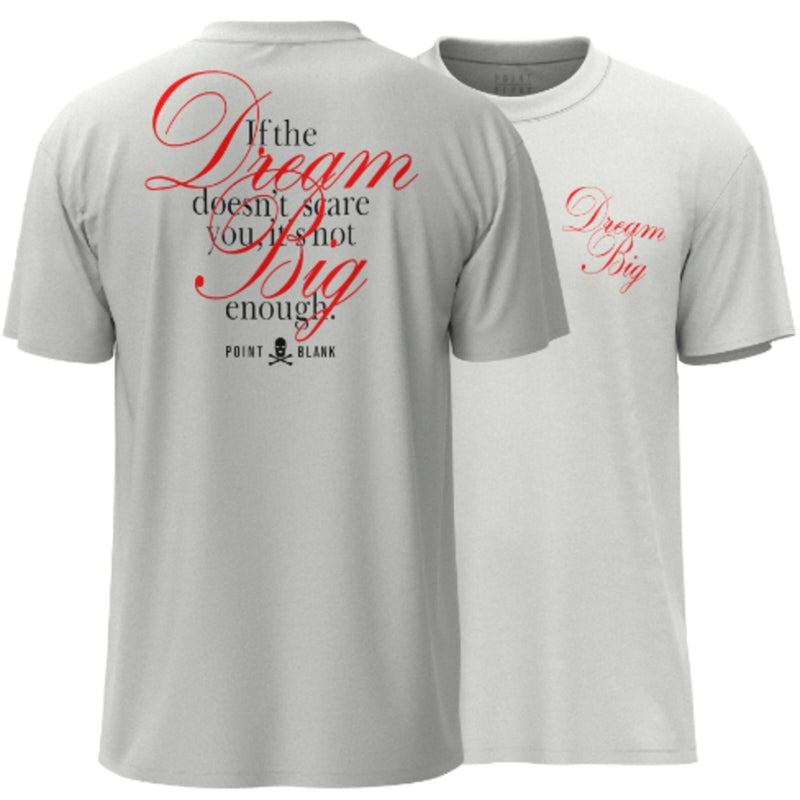 Point Blank Dream Big T-shirt  - White Inf Red