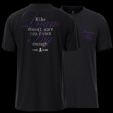 Point Blank Dream Big T-shirt  - Black Purple