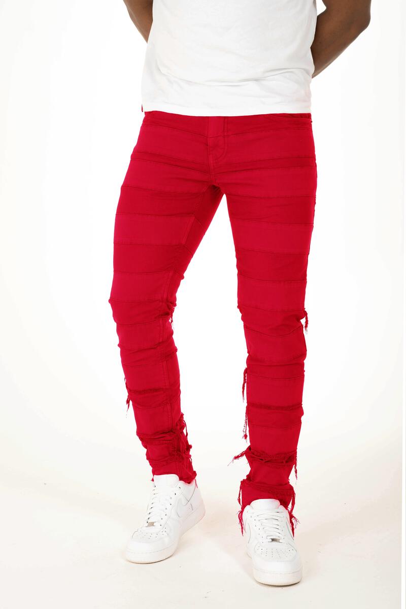 Taker Premium Multi Cut & Sew Twill Pants - Red