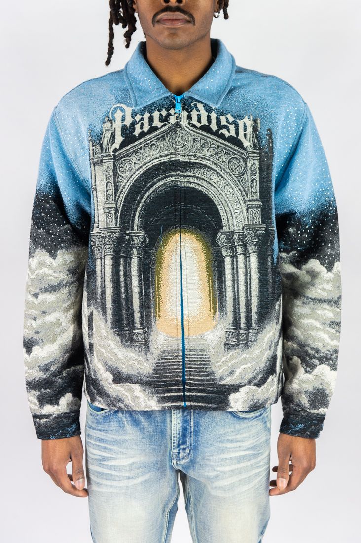 Rm - R.stone - Tapestry Jacket - Light Blue