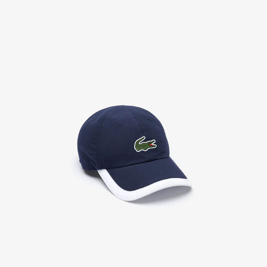 Lacoste Unisex SPORT Contrast Border Lightweight Cap - 525 Navy / White - BLVD
