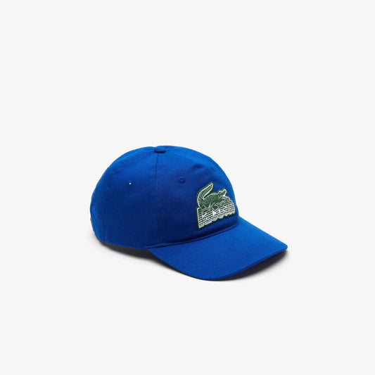 Lacoste Unisex Crocodile Patch Branded Cap - Cobalt JQ0 - BLVD
