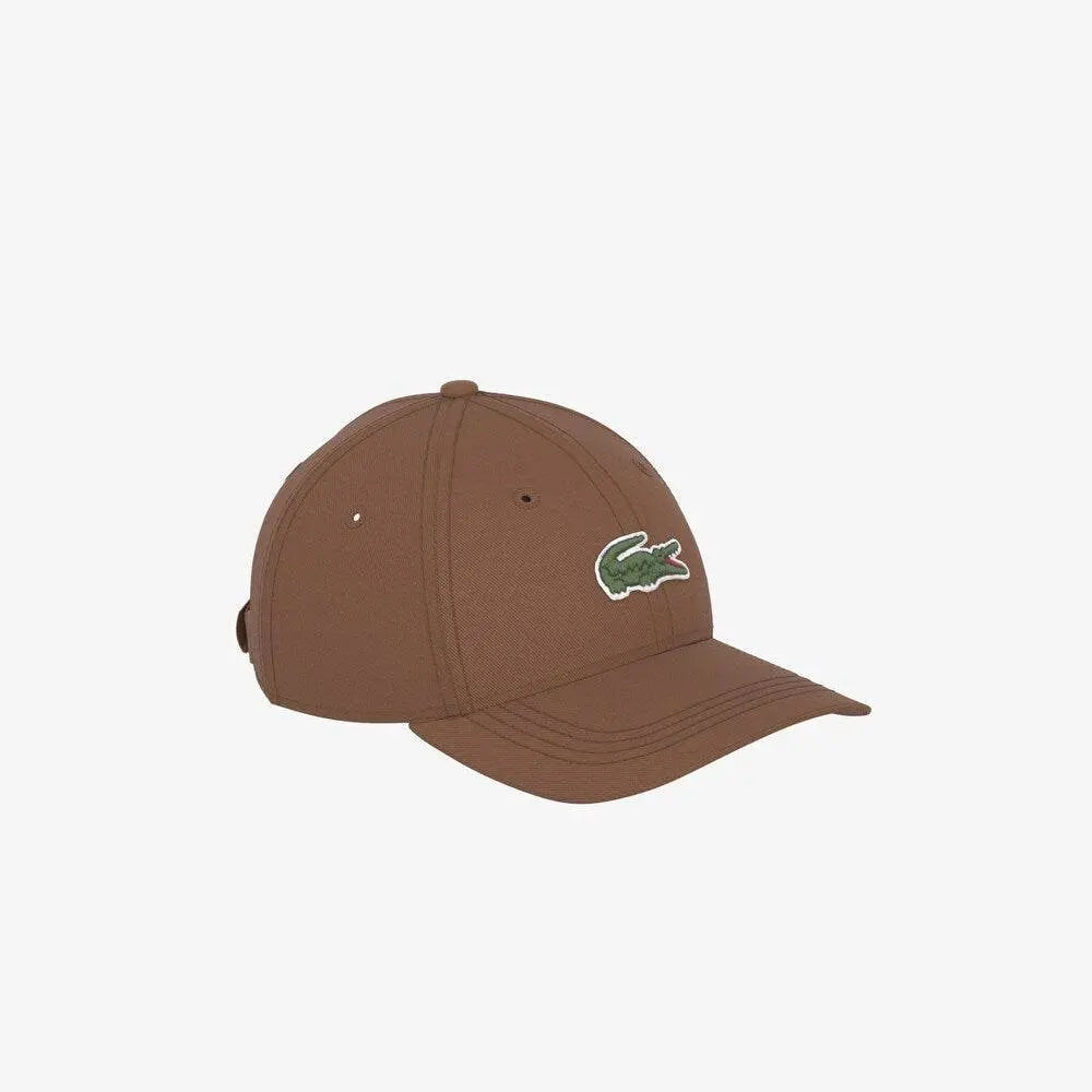 Men's Lacoste Unisex Adjustable Organic Cotton Twill Cap - Pecan LFA - BLVD
