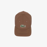 Men's Lacoste Unisex Adjustable Organic Cotton Twill Cap - Pecan LFA - BLVD
