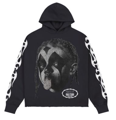 Roku - Ruthless Boxy Fleece Hoodie - Black