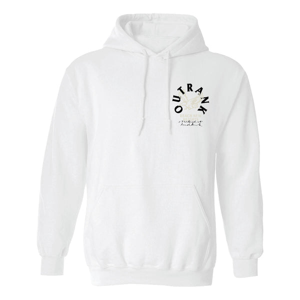 Outrank Reach New Heights Hoodie - White