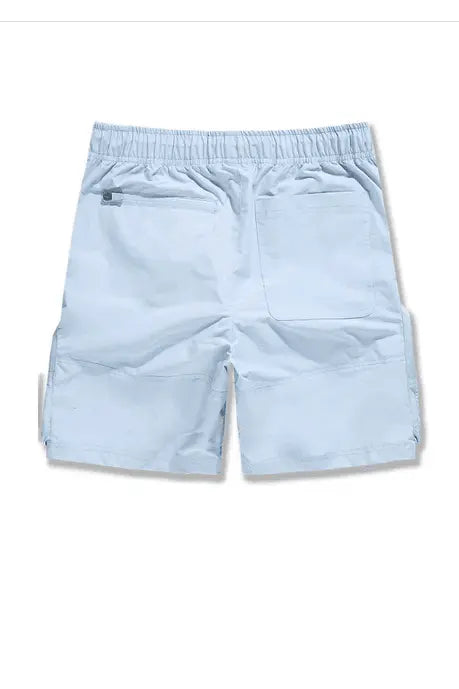 Jordan Craig - Retro - Altitude Cargo Nylon Shorts - Sky Blue - BLVD