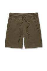 Jordan Craig Men Retro - Paradise Tonal Shorts Set - Olive - BLVD