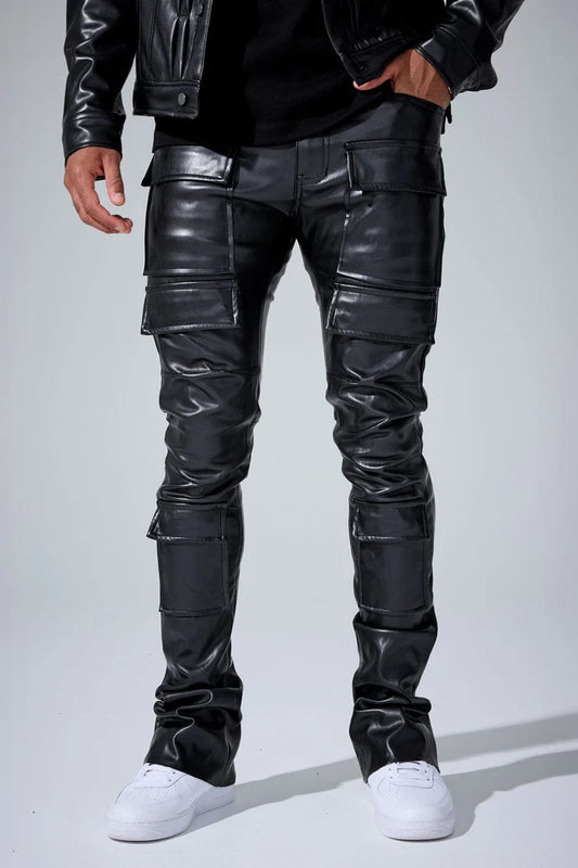 Jordan Craig Ross Stacked - Thriller Cargo Pants - Black