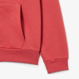Lacoste Men's Fleece Zip-Up Hoodie & Tapered Fit Sweatpants Set - Sierra Red ZV9 - BLVD
