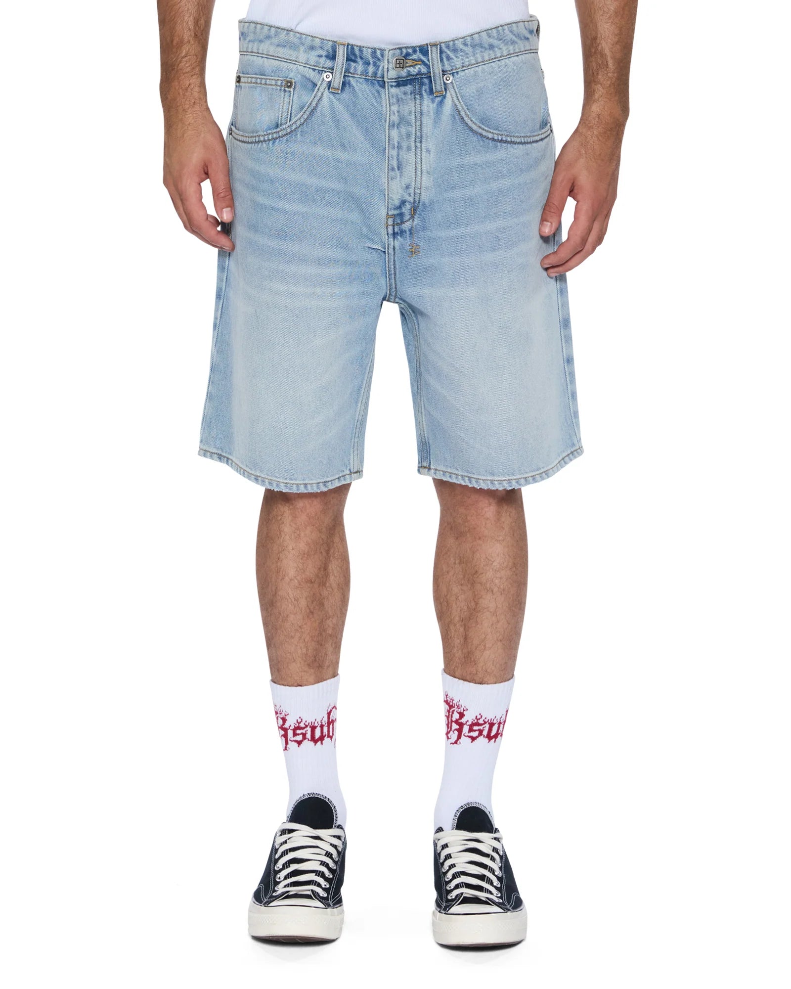Ksubi Men's - anti k short siberia - Stone Wash KSUBI