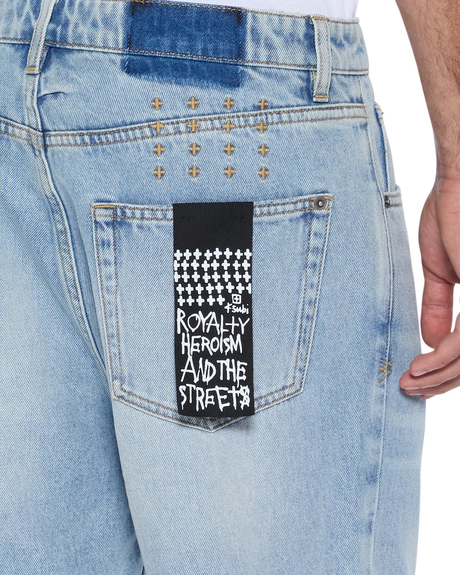 Ksubi Men's - anti k short siberia - Stone Wash KSUBI