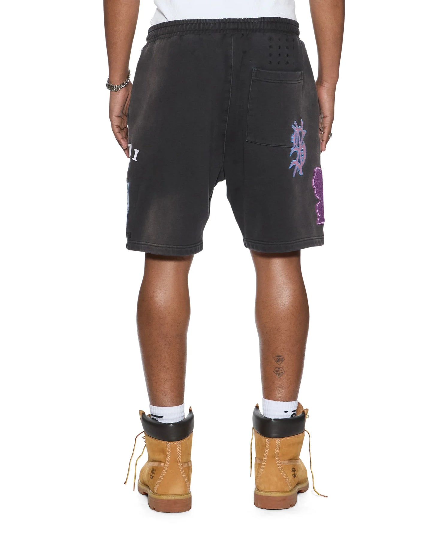 Ksubi - Genesis Ekcess Ss Tee & Trak Short Set - Charcoal Fade