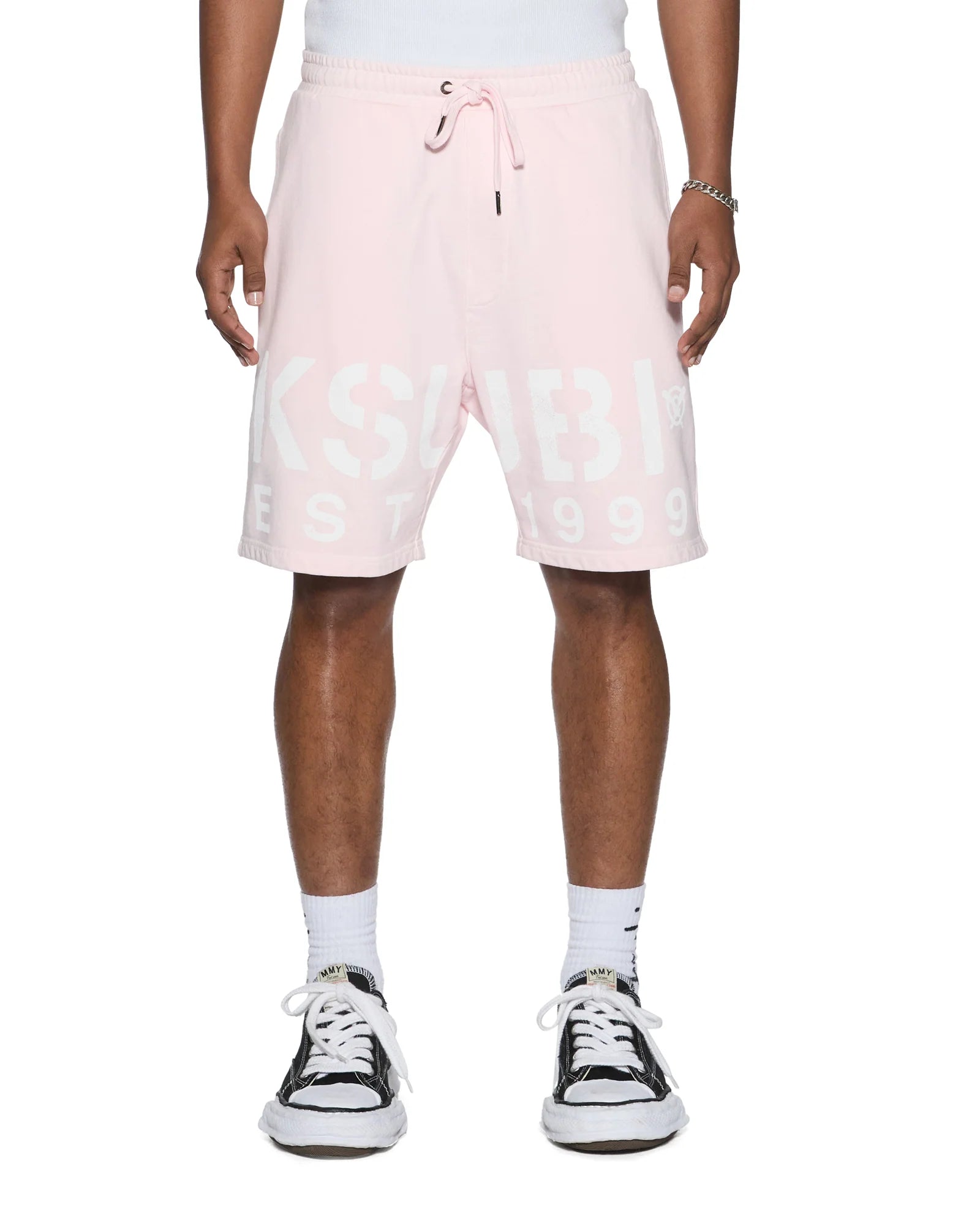 Ksubi - Intruder Ekcess Ss Tee & Trak Short Set - Pink Fade