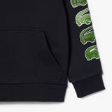 Lacoste Kids' Contrast Crocodile Hoodie - Navy Blue HDE - BLVD