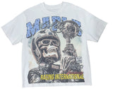 Space Ape - Skull Racing T-shirt  - White