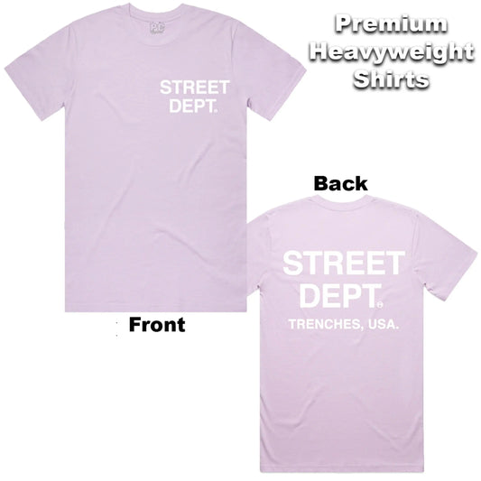 Pg Apparel Street Dept T-Shirt - Lavender - BLVD