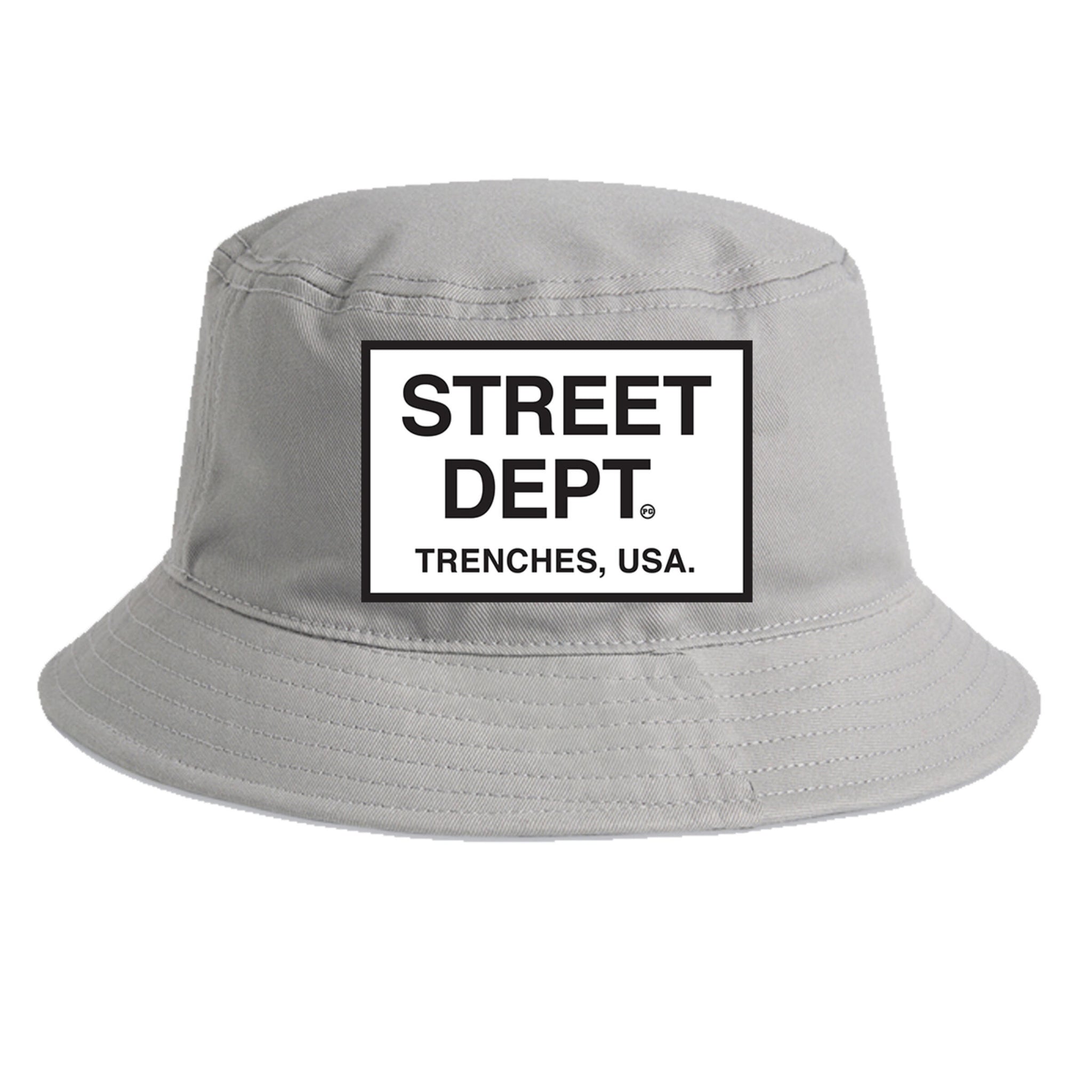 Pg Apparel Street Dept Bucket hat  -  Storm Gray Planet Grapes
