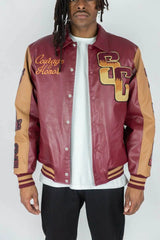 RM Superior Pu Jacket - Burgundy - BLVD