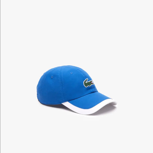Lacoste Unisex SPORT Contrast Border Lightweight Cap - AR6 Blue / White - BLVD