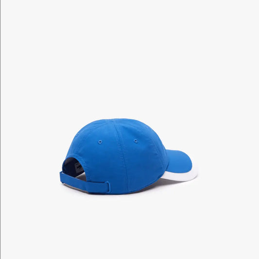 Lacoste Unisex SPORT Contrast Border Lightweight Cap - AR6 Blue / White - BLVD