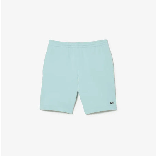 Lacoste Men's Organic Brushed Cotton Fleece Shorts - Mint LGF - BLVD