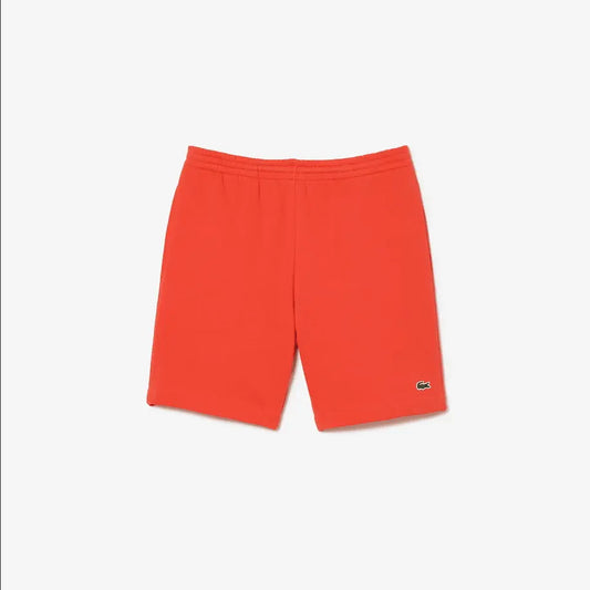 Lacoste Men's Organic Brushed Cotton Fleece Shorts - Watermelon 02K - BLVD
