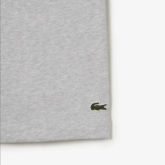 Lacoste Men's Organic Brushed Cotton Fleece Shorts - Silver Chine CCA - BLVD