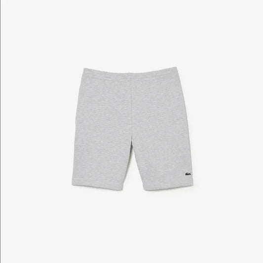 Lacoste Men's Organic Brushed Cotton Fleece Shorts - Silver Chine CCA - BLVD
