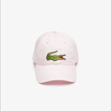 Men's Lacoste Unisex Adjustable Organic Cotton Twill Cap - Light Pink T03 - BLVD