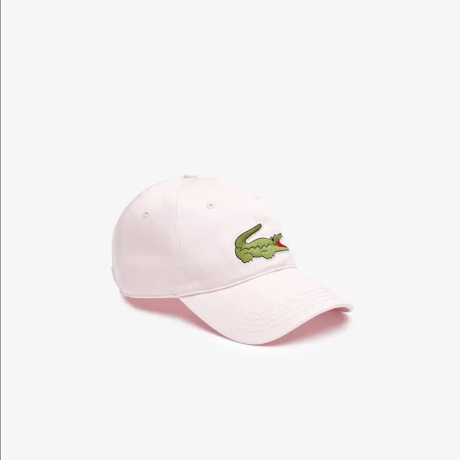 Men's Lacoste Unisex Adjustable Organic Cotton Twill Cap - Light Pink T03 - BLVD