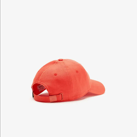 Men's Lacoste Unisex Adjustable Organic Cotton Twill Cap - Watermelon 02K - BLVD