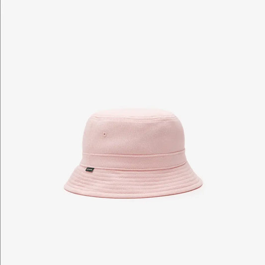 Men's Lacoste Unisex Organic Cotton Bucket Hat - Light Pink KF9 - BLVD