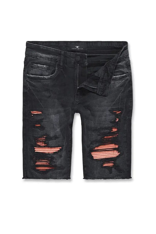 Jordan Craig - OG - See You In Paradise Denim Shorts (Industrial Black) - BLVD