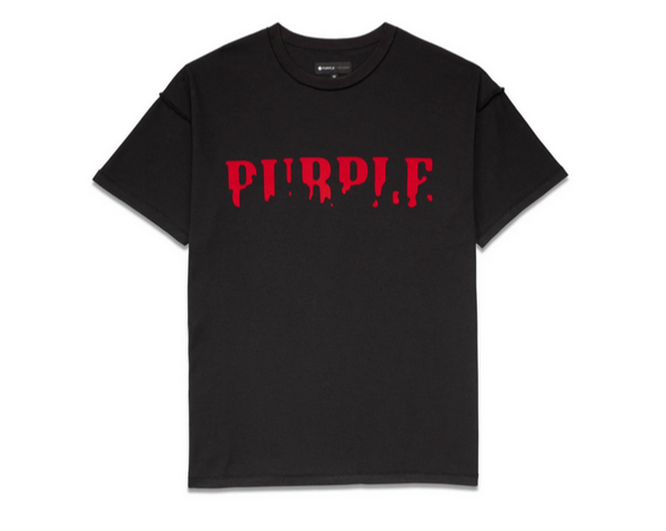 Purple Brand Men Eroded Black Beauty - P101-JBET223
