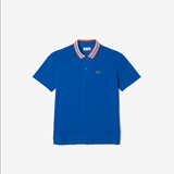 Lacoste Kids' Contrast Collar Branded Polo - Blue