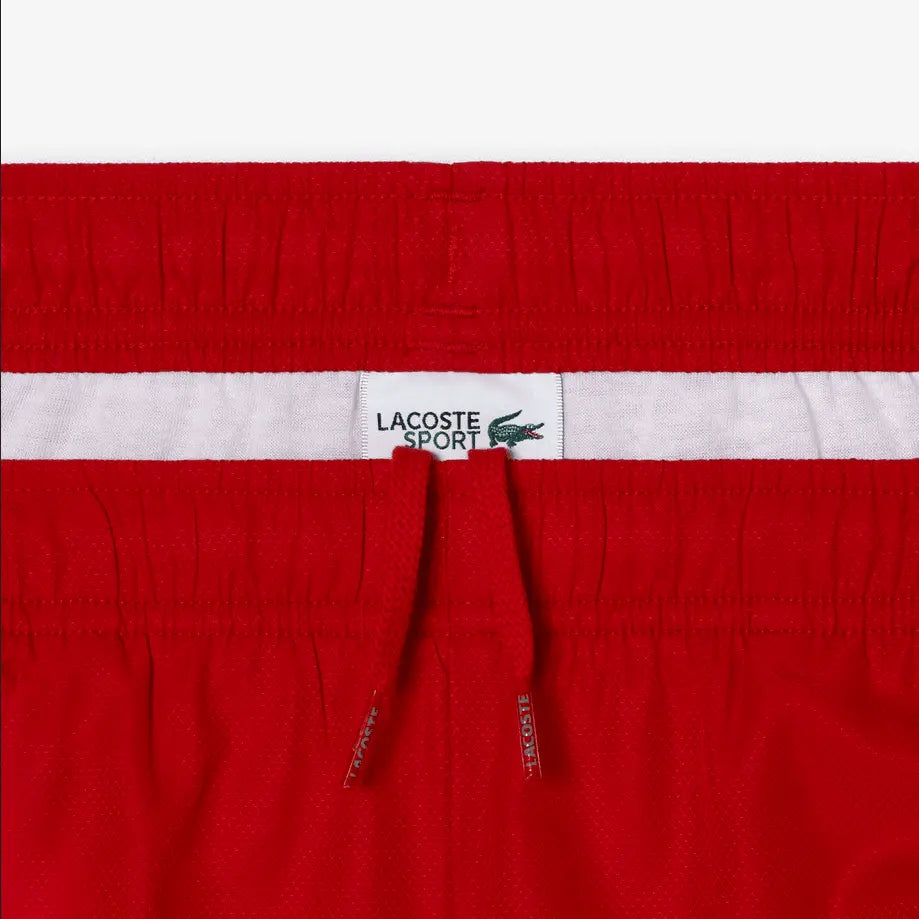 Lacoste Kids' SPORT Lightweight Shorts - Red - BLVD