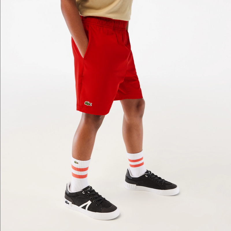 Lacoste Kids' SPORT Lightweight Shorts - Red