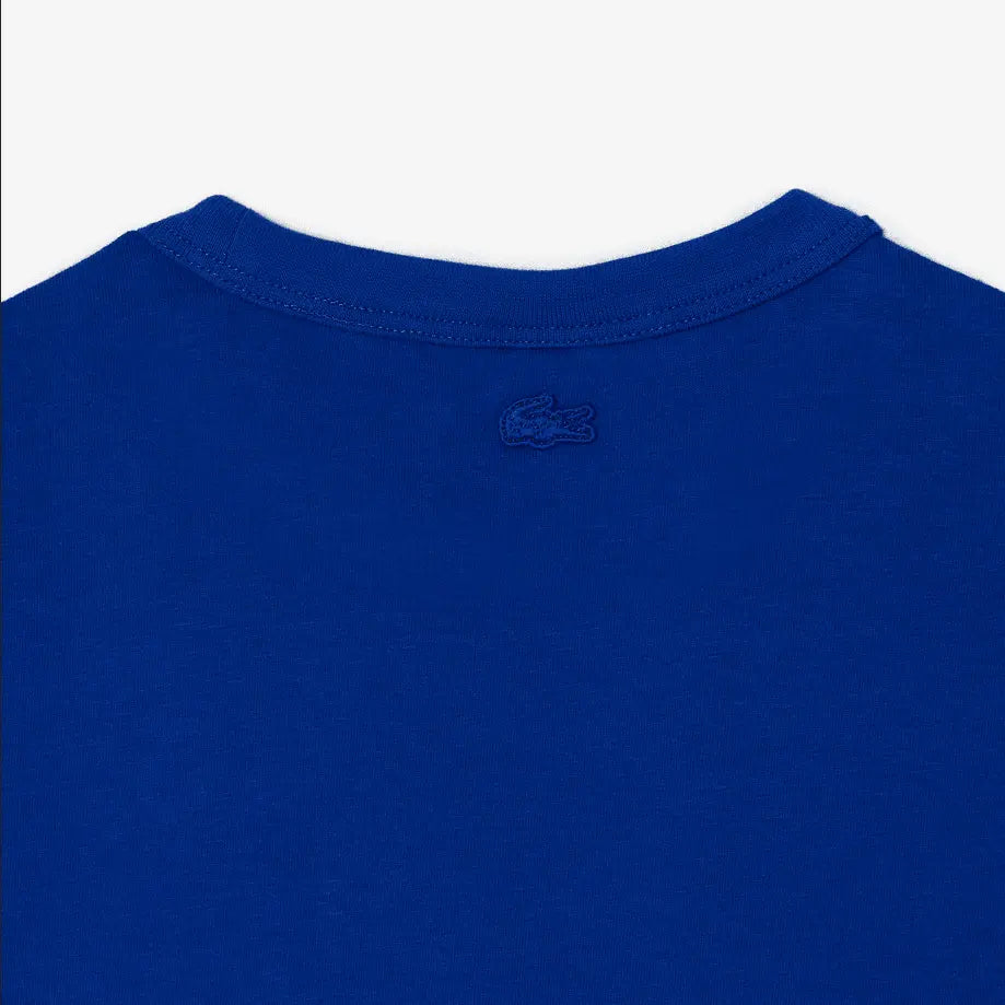Kids’ Lacoste x Netflix Organic Cotton Print T-Shirt - Blue JQ0 - BLVD