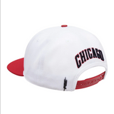 Pro Standard - Chicago Bulls Classic Logo Snapback Hat -  White / Red