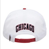 Pro Standard - Chicago Bulls Classic Logo Snapback Hat -  White / Red