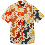 Cookies Continental All Over Print S/S Woven Shirt & Short Set - Cream - BLVD
