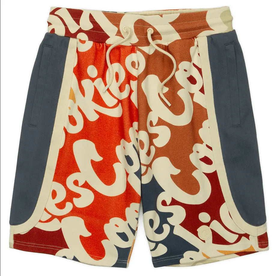 Cookies Continental All Over Print S/S Woven Shirt & Short Set - Cream - BLVD