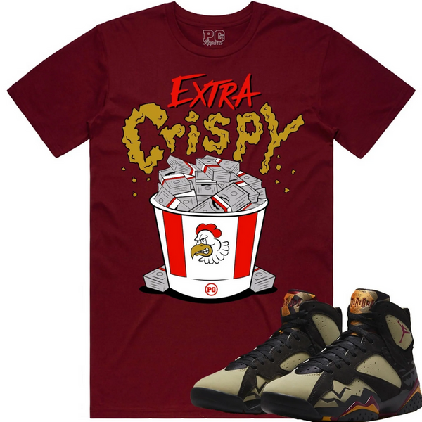 Planet Grapes - Extra Crispy - Maroon T-Shirt