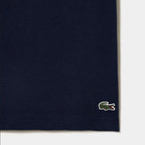 Lacoste Men's Cotton Jersey Signature Print T-Shirt - Navy - BLVD