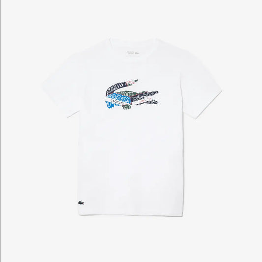 Lacoste Men's SPORT Cotton Jersey T-Shirt - White - BLVD