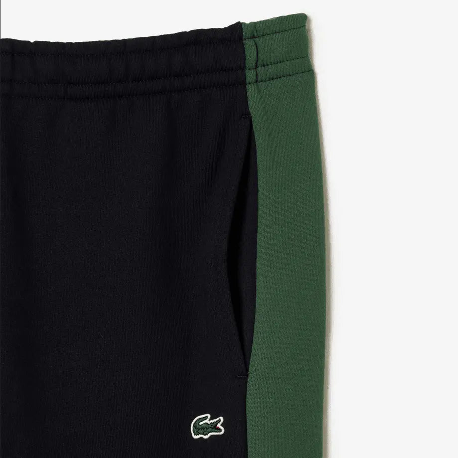 Lacoste Men's Colorblock Zip-Up Hoodie & Sweatpants Set - Navy Blue Green MI7 - BLVD